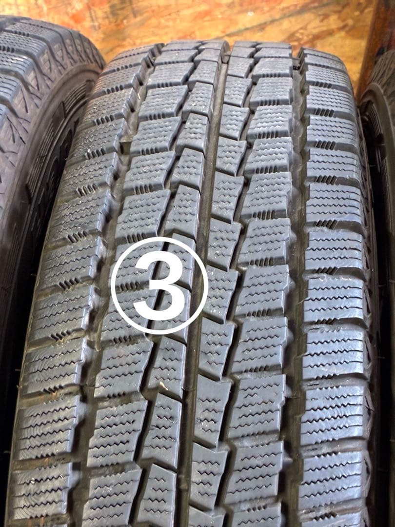 ハイエース キャラバン スタッドレス ４本 195/80R15 107/105L