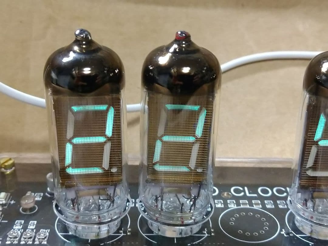 マニュアルなし VFD IV-11時計　6球