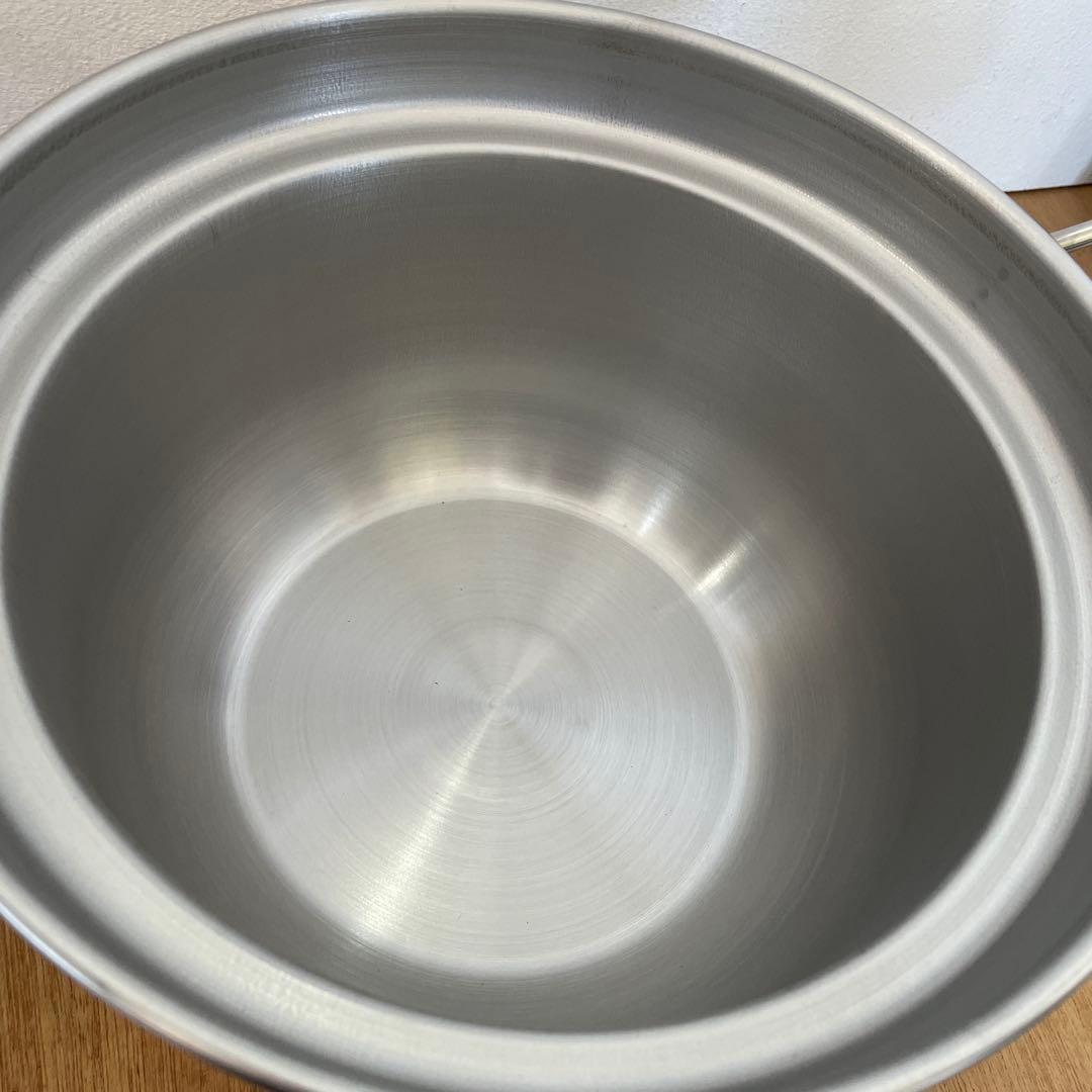 【新品/未使用】dancyu（ダンチュウ）木柄ザル付き 鍋セット 22㎝