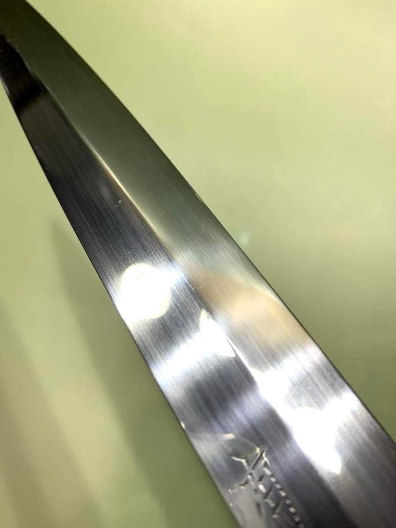 有次　柳刃包丁　刃渡り19.5cm