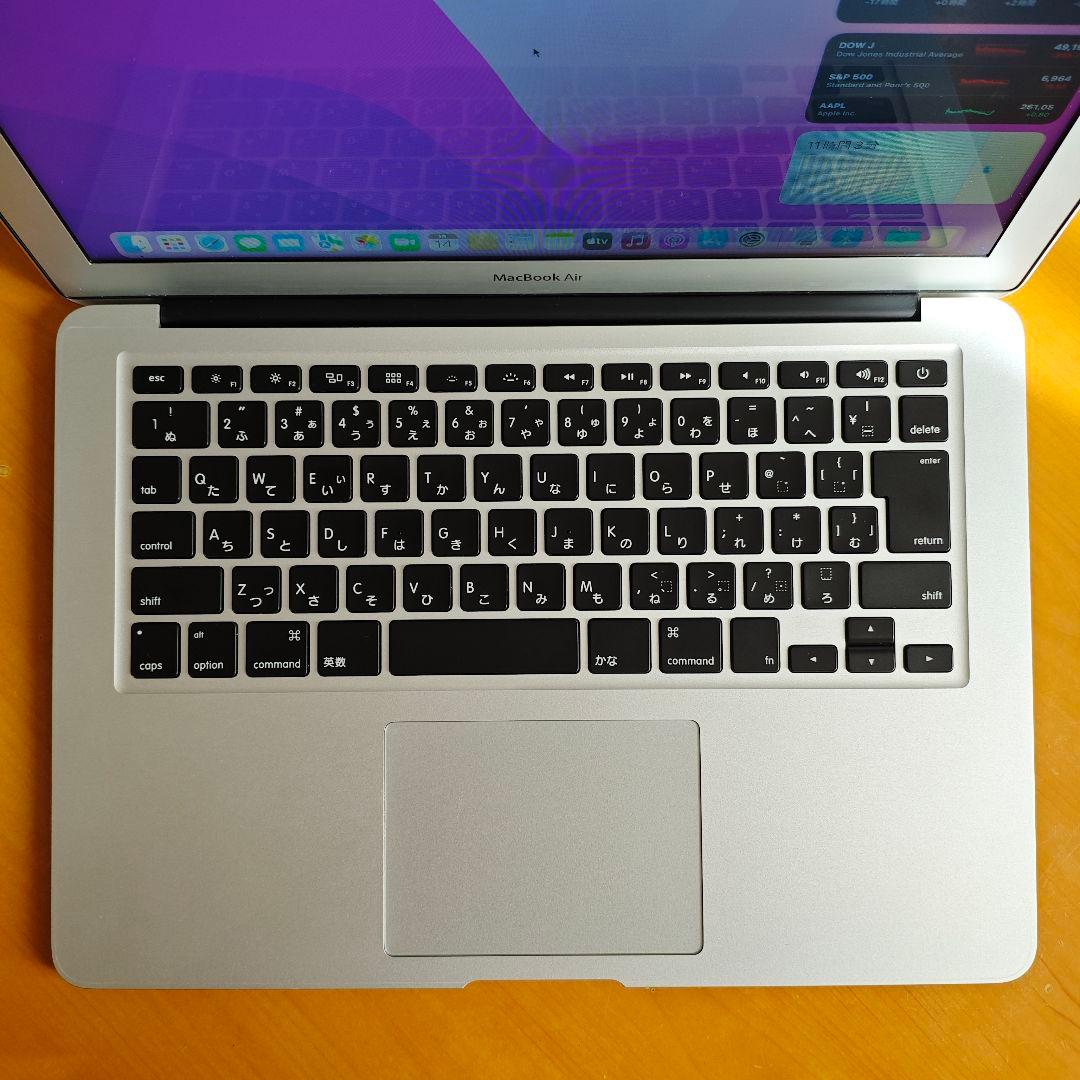 【良品】Macbook Air 13インチ i5 8G バッテリー◯