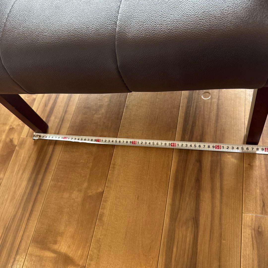 ダークブラウン 1人掛けソファ　1つ