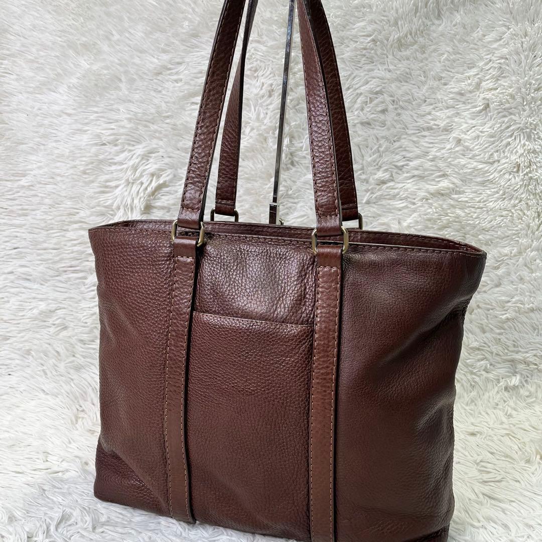 美品✨土屋鞄　トーンオイルヌメ　デイリートートバッグ　レザー　ブラウン　A4