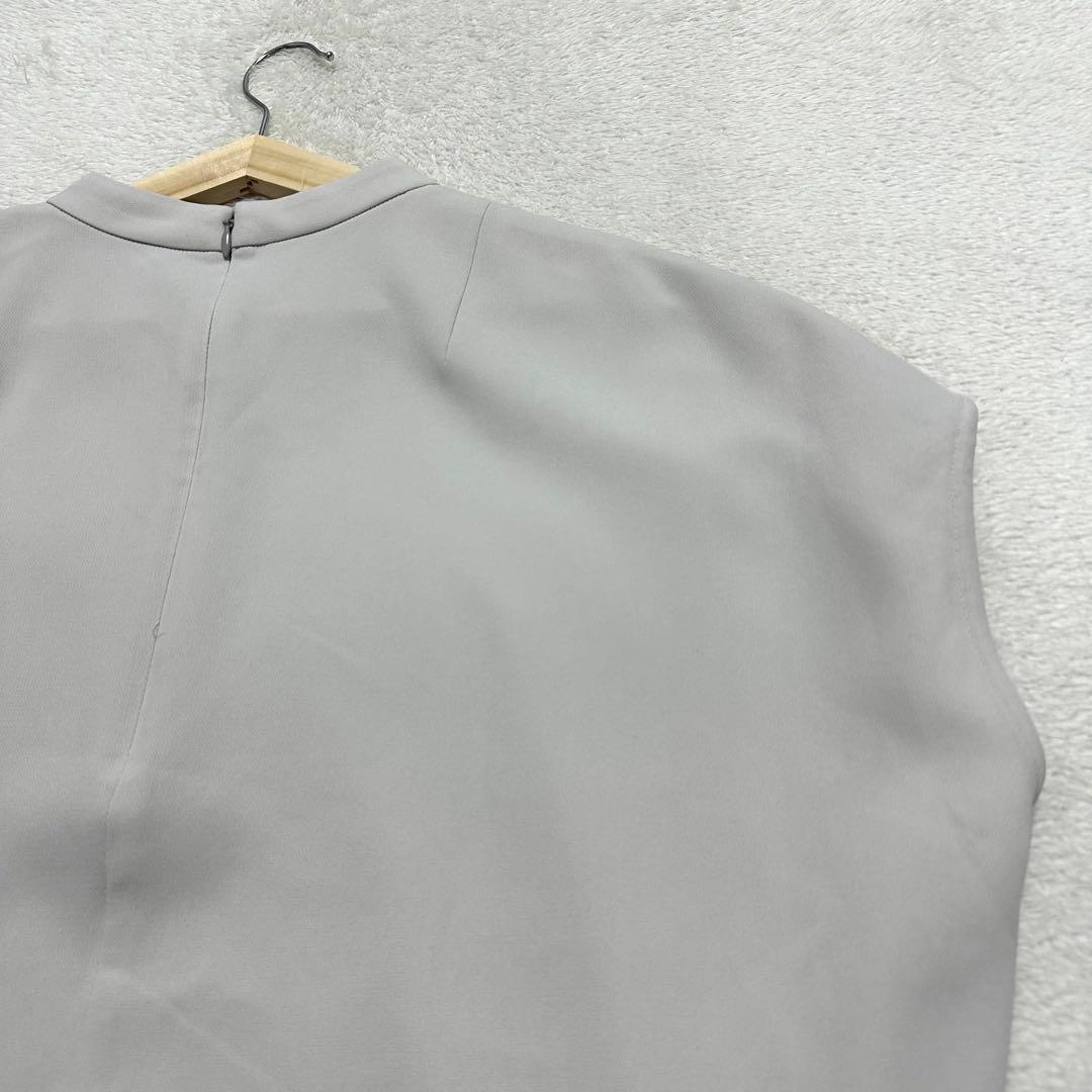 soéju ソージュ　スタンダードカラーコクーンブラウス　グレー　2025