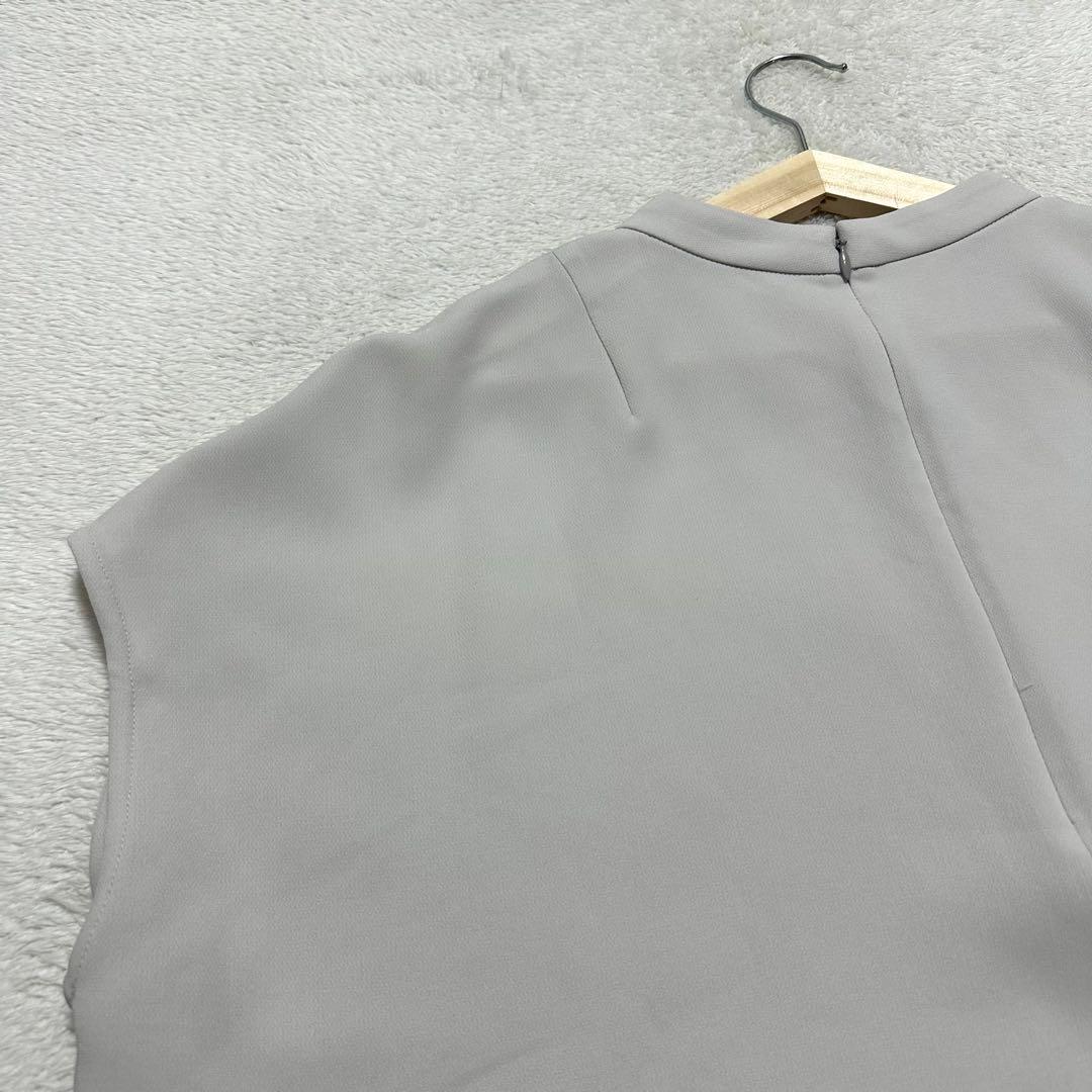 soéju ソージュ　スタンダードカラーコクーンブラウス　グレー　2025