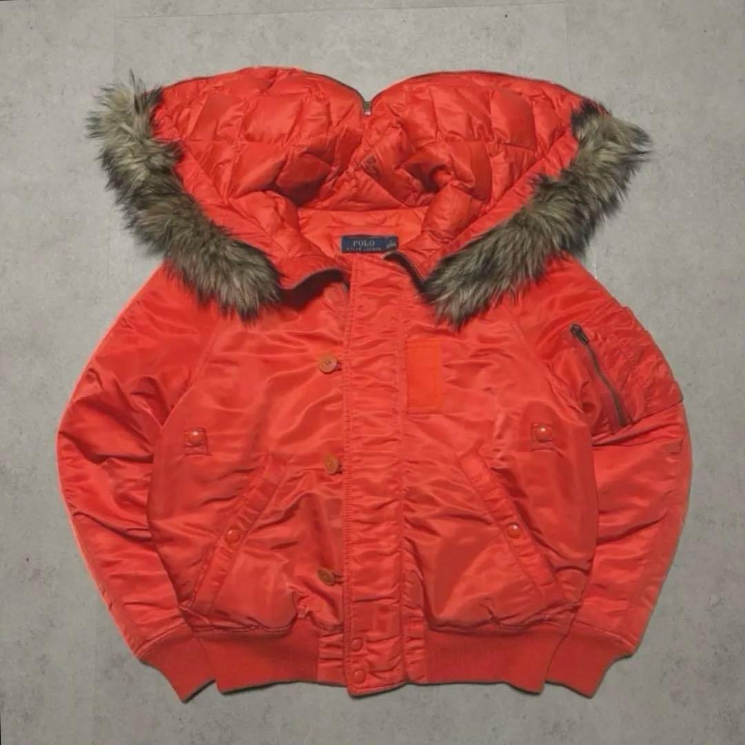 希少　ポロラルフローレン　N-2B フライトジャケット ダウンジャケット　S