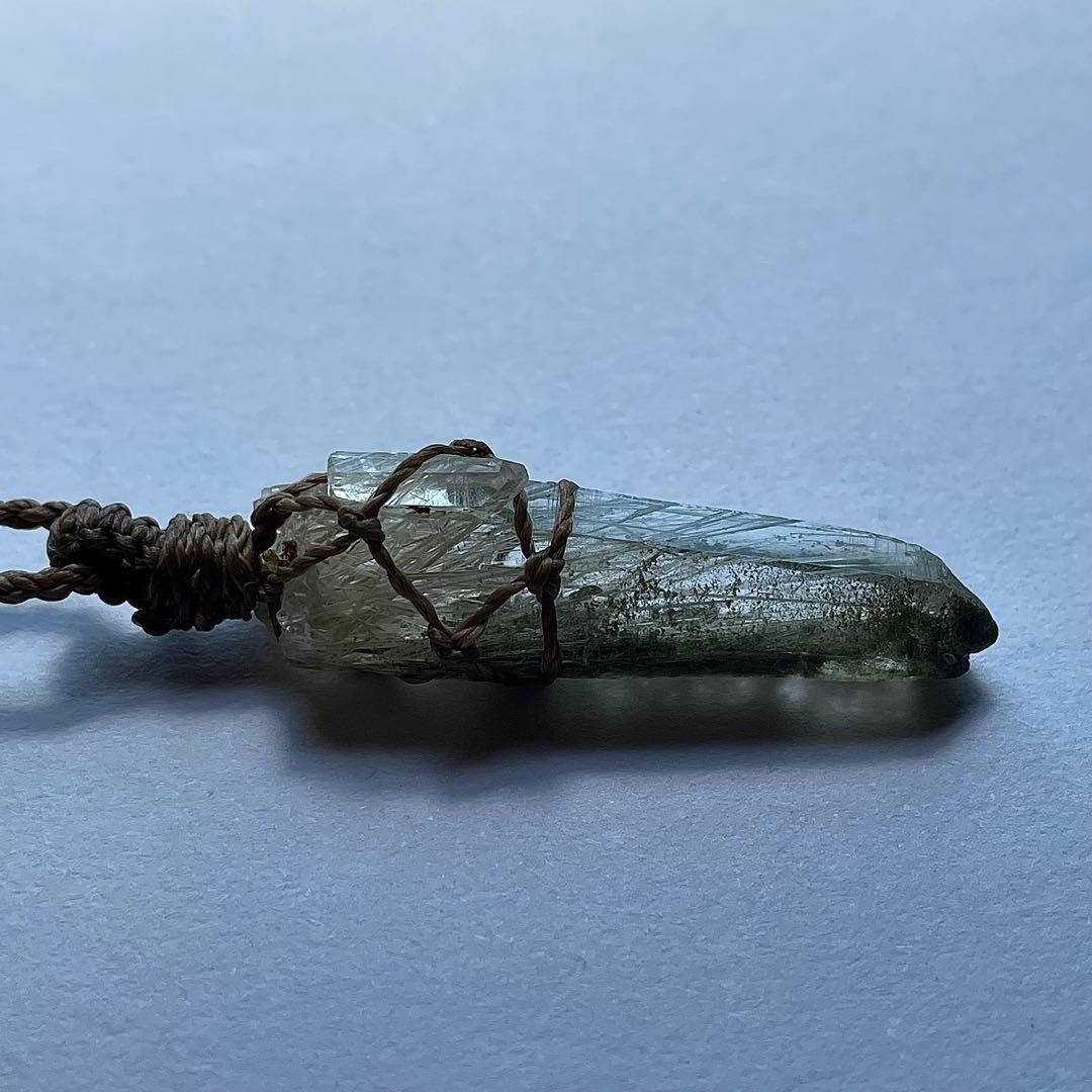 ヒマラヤ水晶 ガネッシュヒマール ルチルクォーツ ＊ マクラメペンダント 36