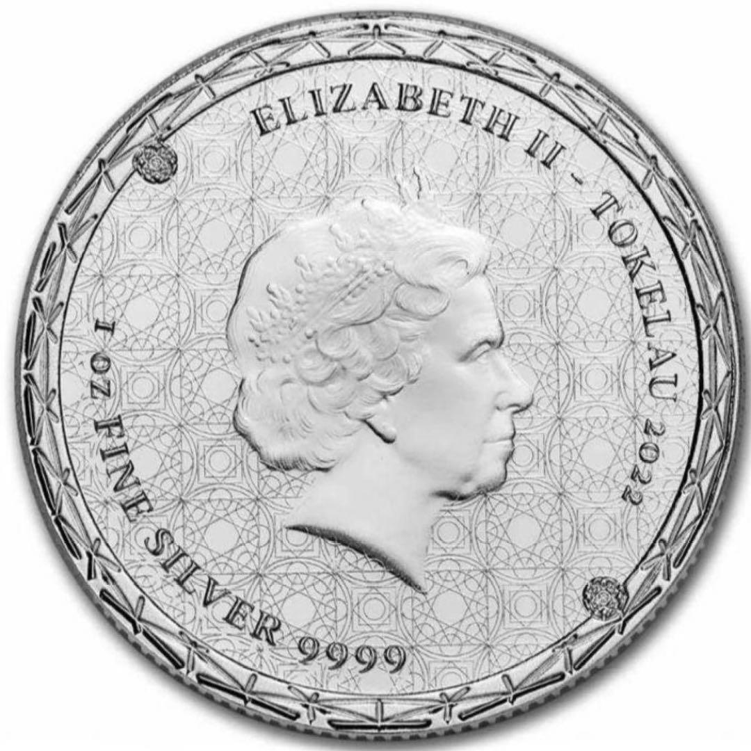 【希少】トケラウ銀貨　希少　1オンス銀貨　2022年　今日だけ500円値下げ中