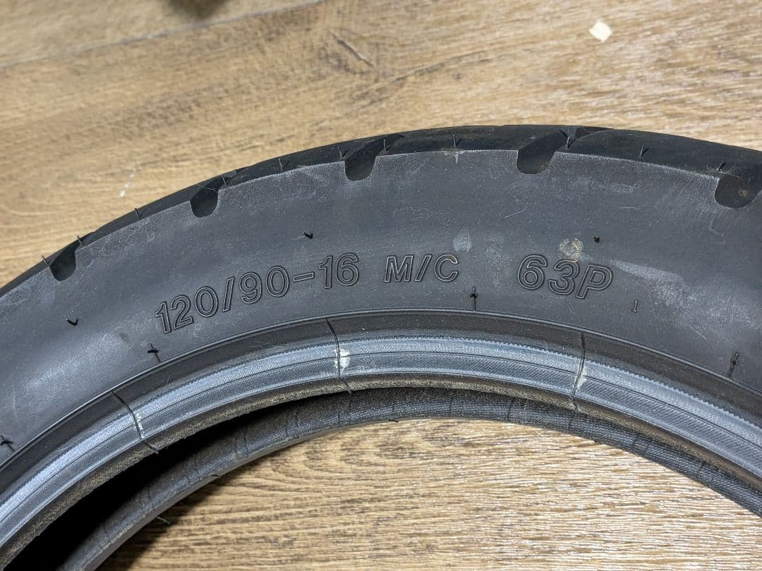 IRC GP-210 120/90-16 トリッカー用タイヤ　リアのみ