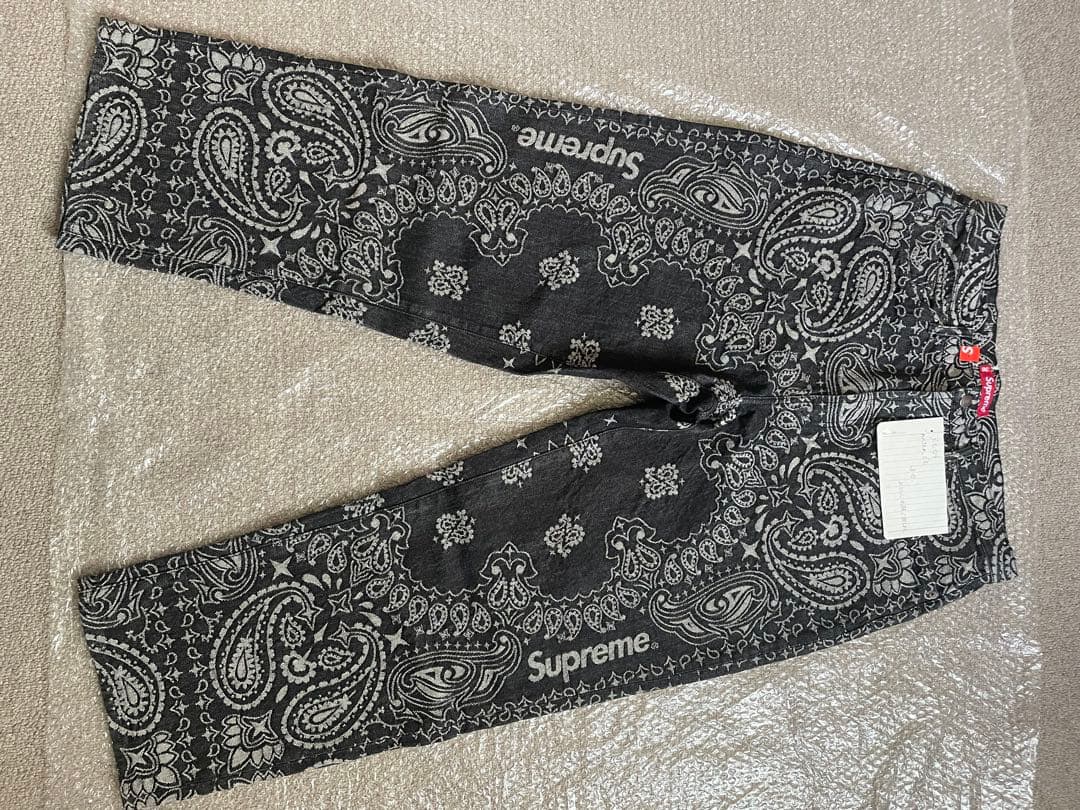 Bandana Jacquard Baggy Jean サイズ36