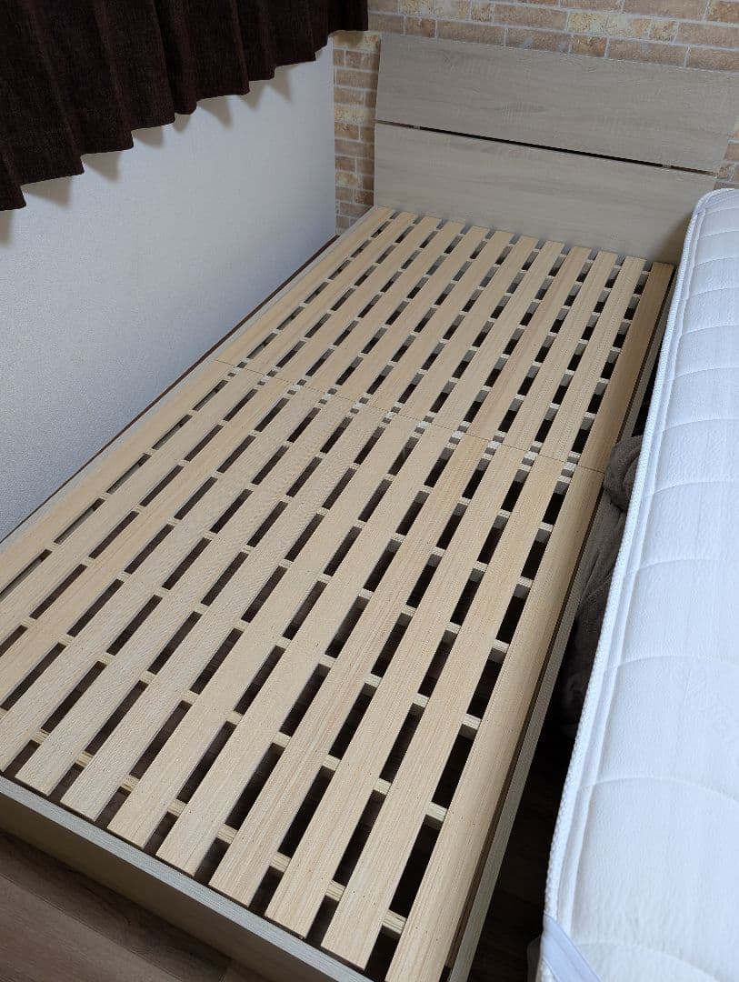 シングルスラットベッドフレーム 約20cm