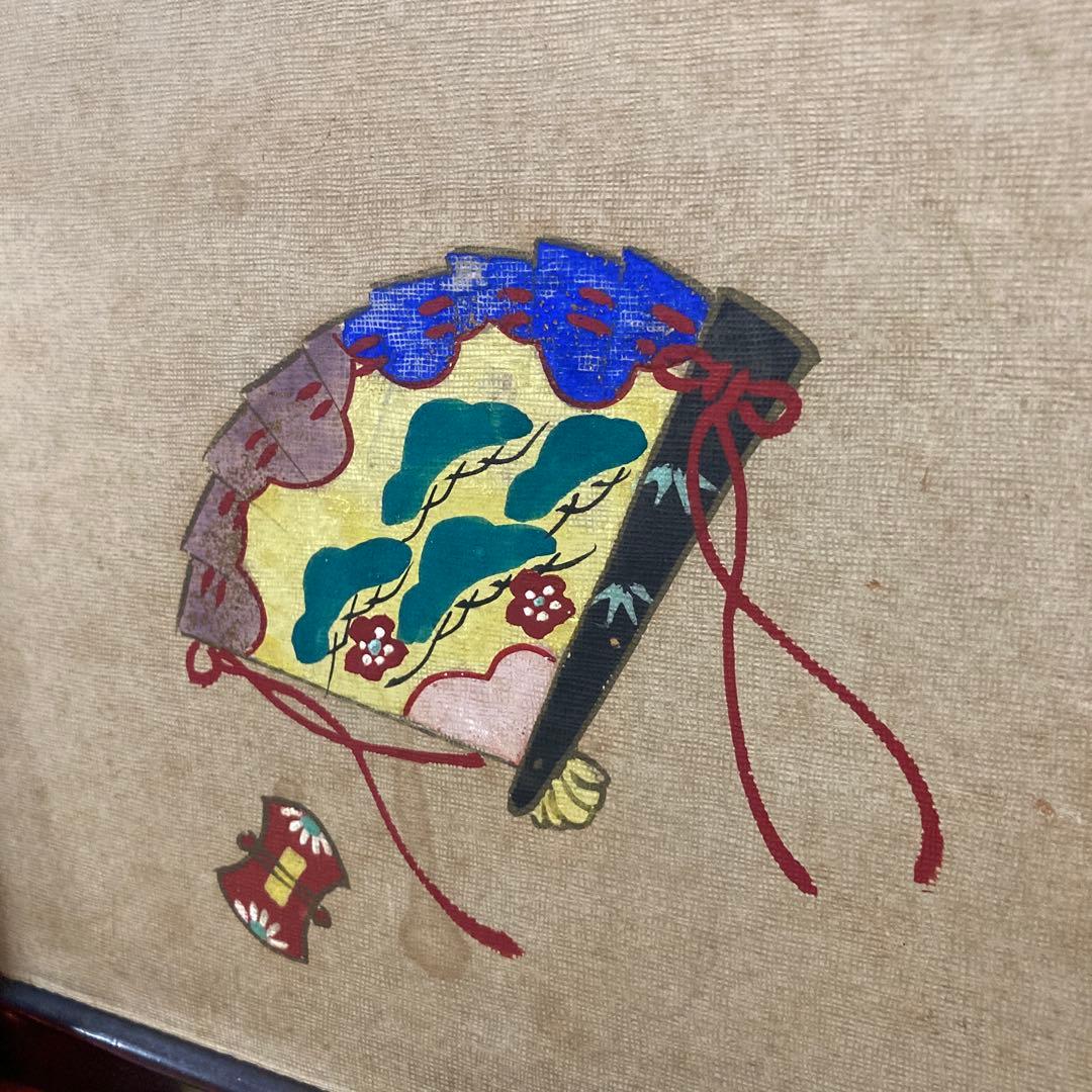 大正〜昭和初期　時代箪笥　小箪笥　アンティーク〈検 漆塗り　蒔絵　茶箪笥　飾り棚
