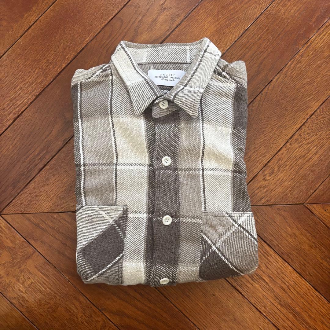 UNUSED 24SS US2402 ネルシャツ 新品
