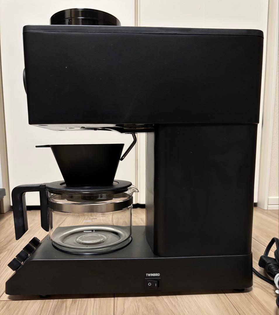 【2023年製】ツインバード 全自動コーヒーメーカー 3杯用 CM-D457