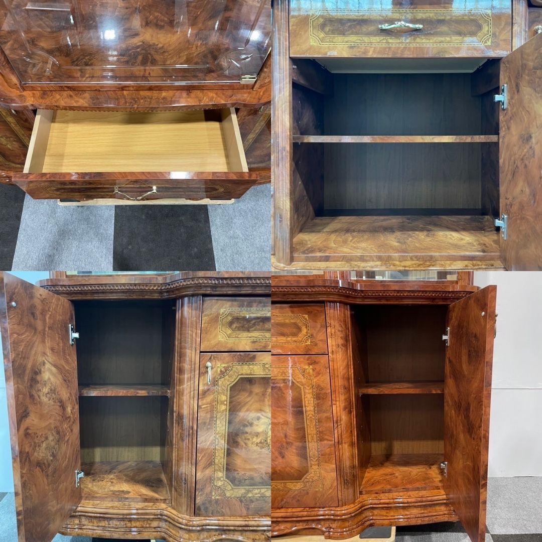 引取限定 サルタレッリ グランデ カップボード 飾り棚 家具 Ju171