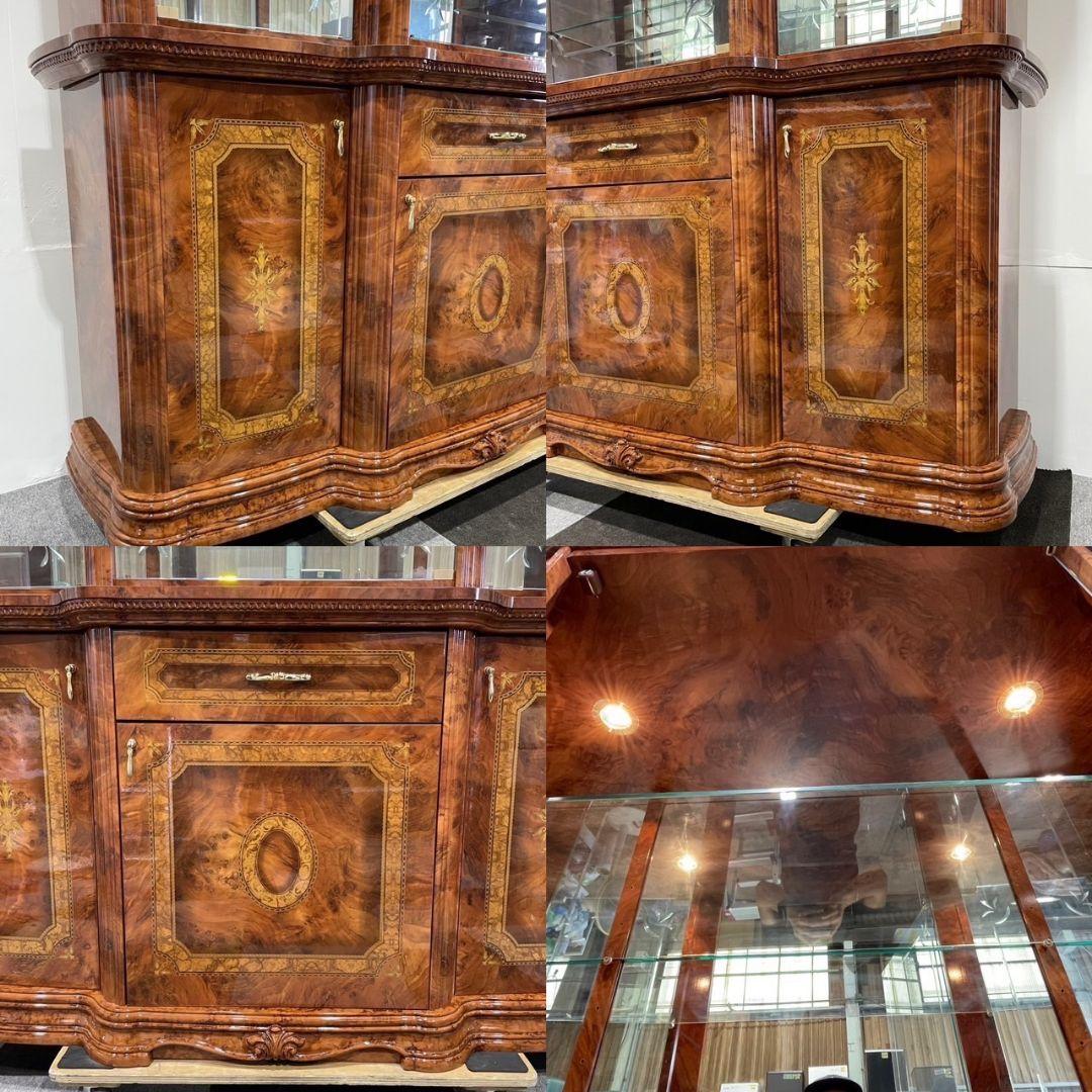 引取限定 サルタレッリ グランデ カップボード 飾り棚 家具 Ju171