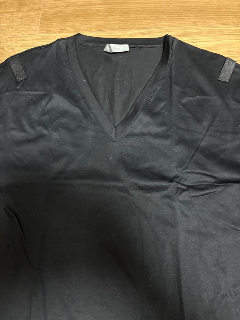 04AW dior hommeロンT Vネック BEE刺繍 エディ期 S