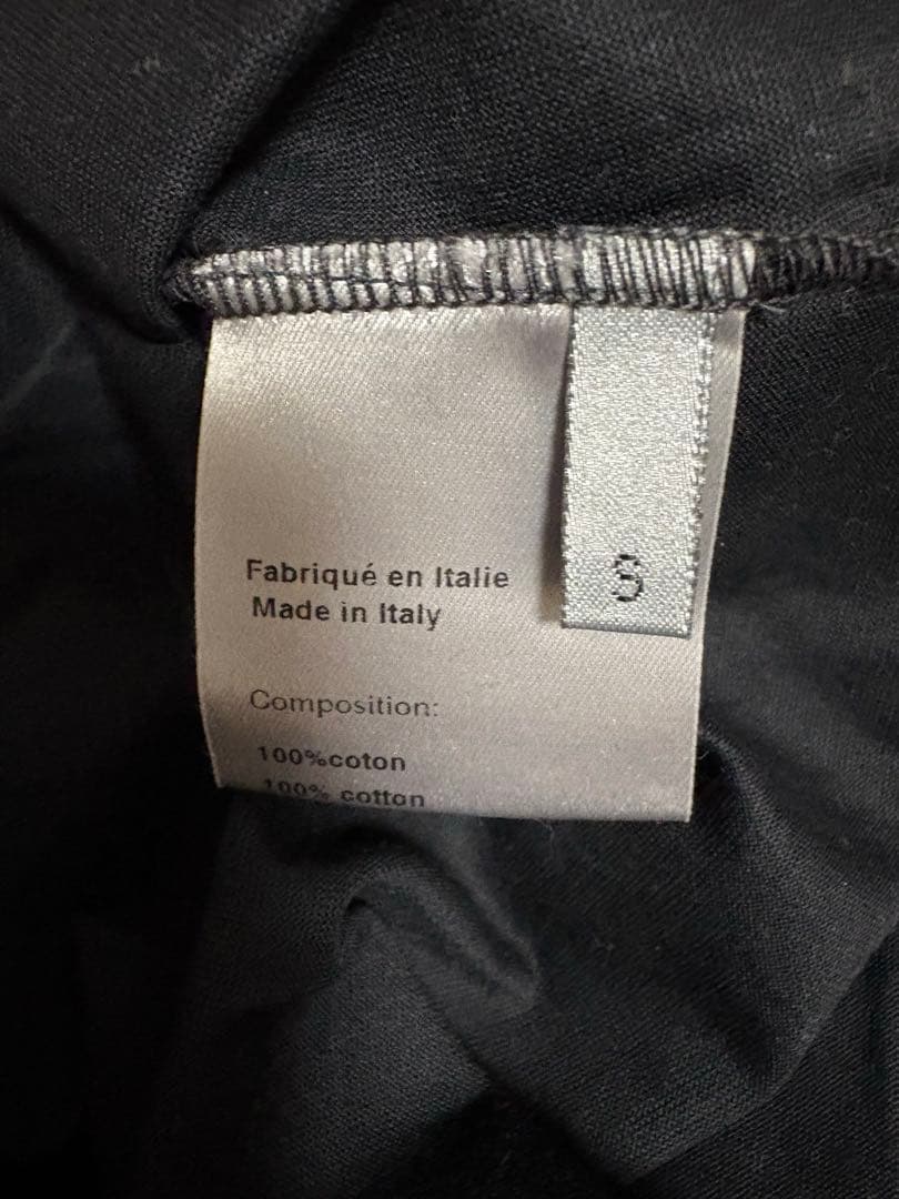 04AW dior hommeロンT Vネック BEE刺繍 エディ期 S