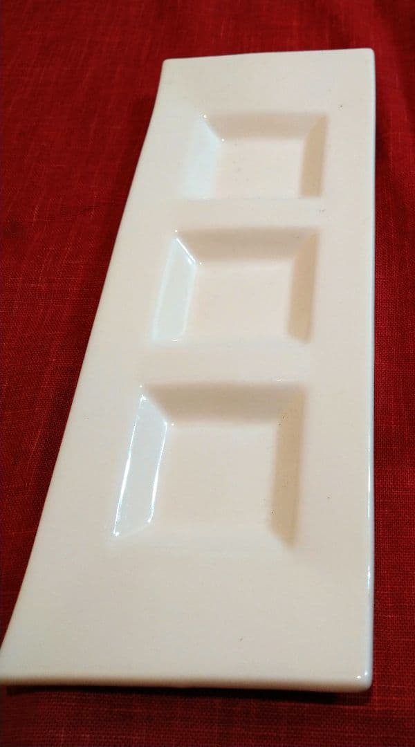 ⬛九谷焼 司峰作３盛皿♦グッドデザイン・ビュッフェプレート賞受賞９盛 皿計３皿