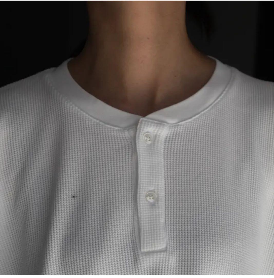 トップス KANEMASA PHIL. 18G Garment Dye Waffle