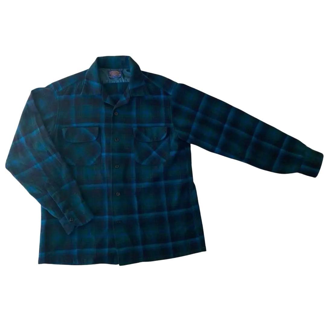 PENDLETON 60s オンブレシャツ　シャドウチェック　M