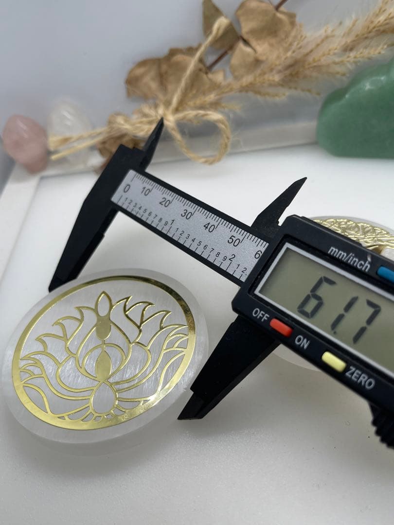 くまごろう様【2497】プレート セレナイト小