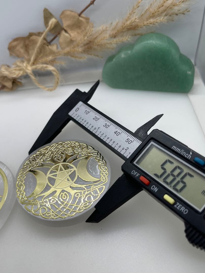 くまごろう様【2497】プレート セレナイト小