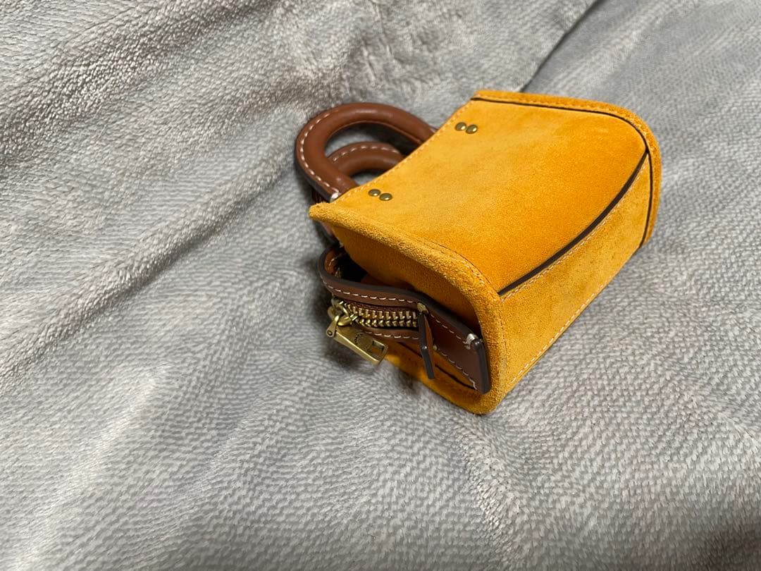 美品 COACH ローグ バッグチャーム ミニバッグ型 キーホルダー