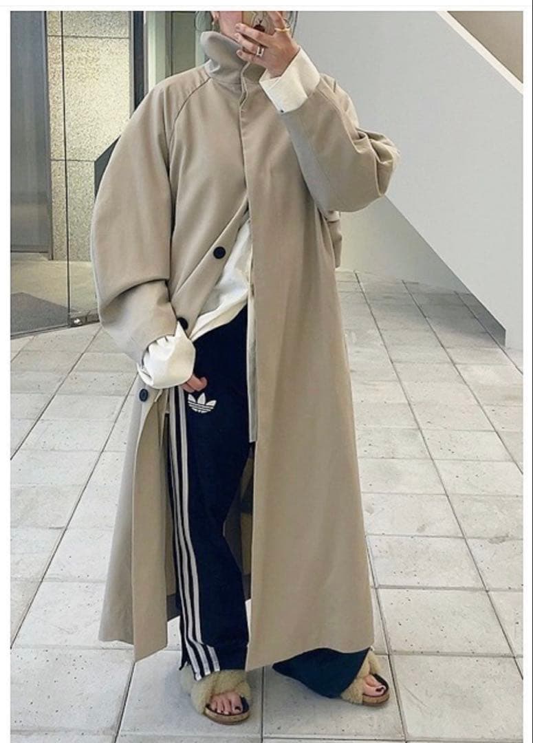 ジャケット・アウター Standcollar Trench Coat TODAYFUL