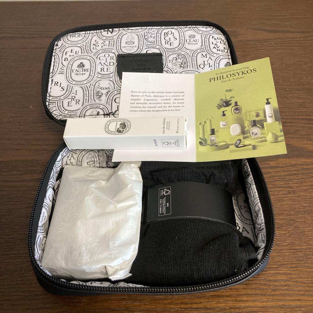 カタール航空 ビジネス アメニティ DIPTYQUE ディプティック 黒４セット