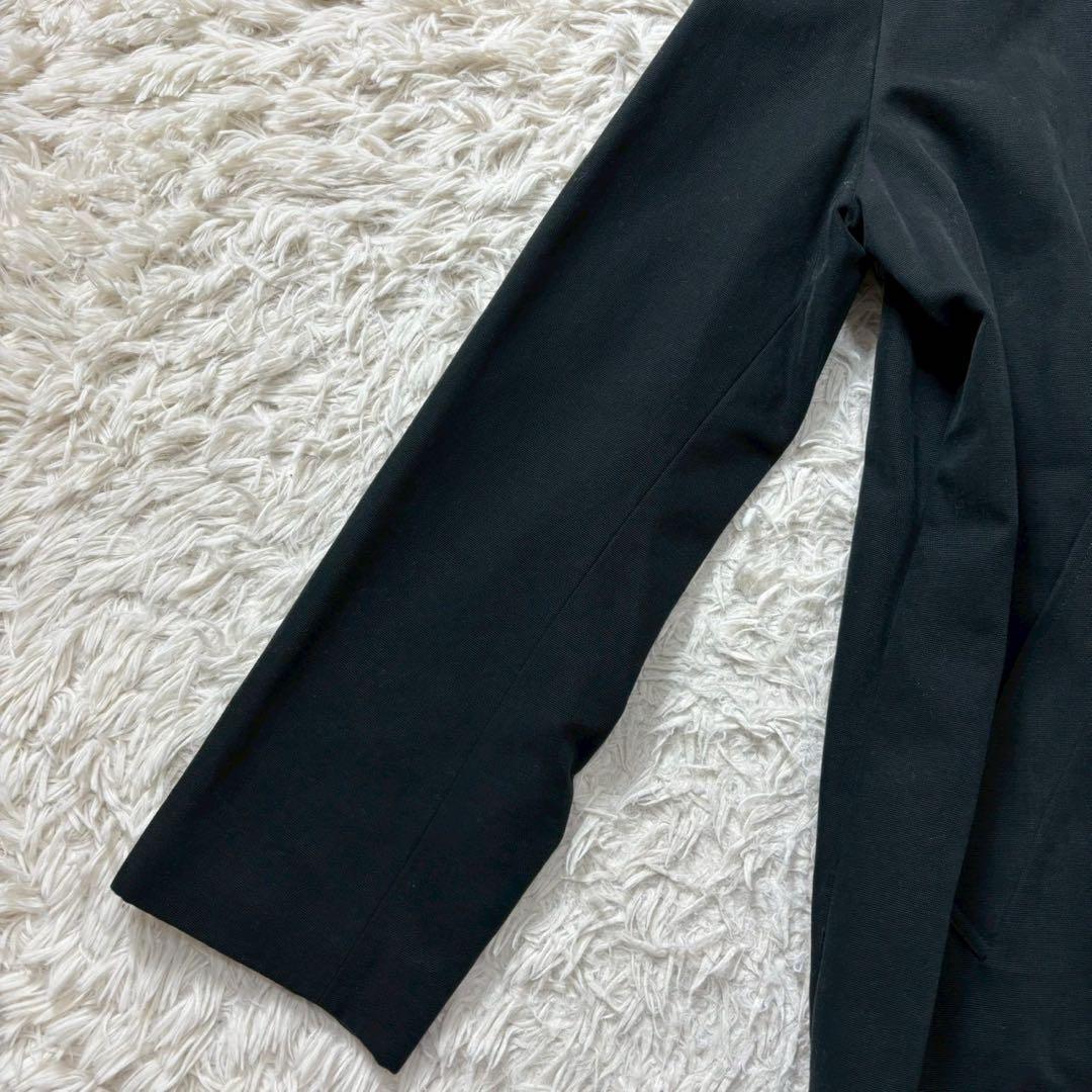 フランス製 agnès b. HOMME ステンカラーコート　希少　黒