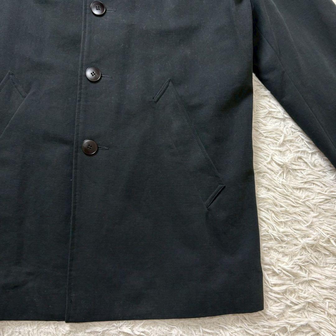 フランス製 agnès b. HOMME ステンカラーコート　希少　黒