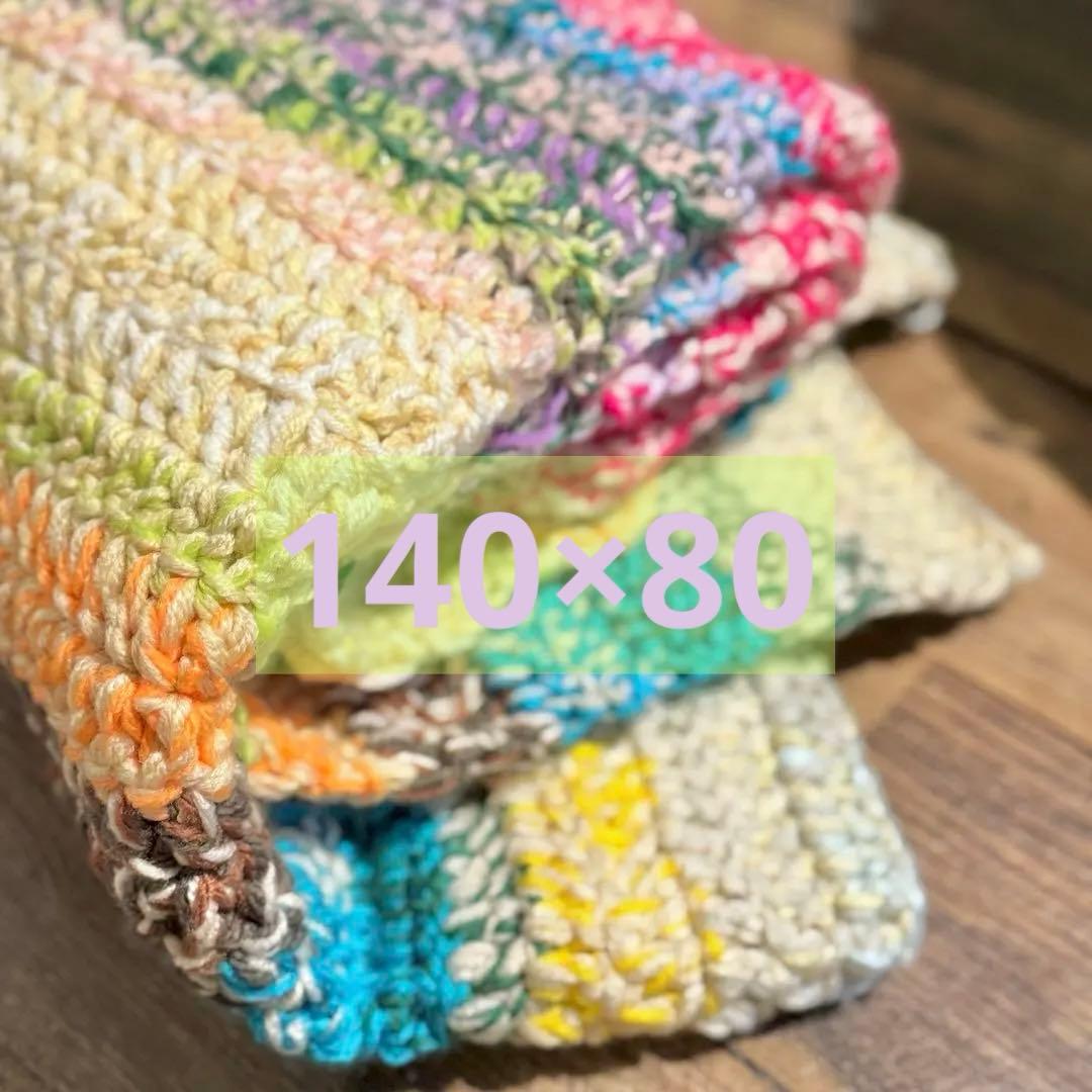 ラグ・カーペット vintage granny rug blanket flower garden