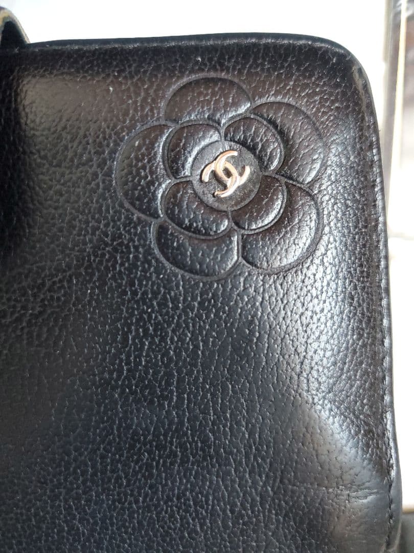 あーさん☆CHANEL☆カメリア.ブラック財布☆