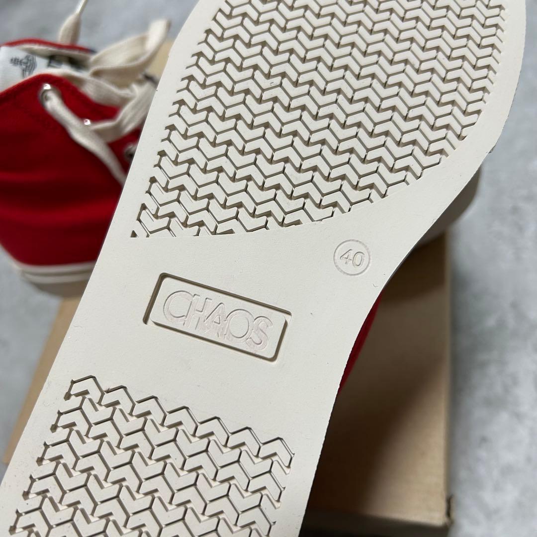 Vivienne Westwoodスニーカー　レッド　オーブペイント25㎝