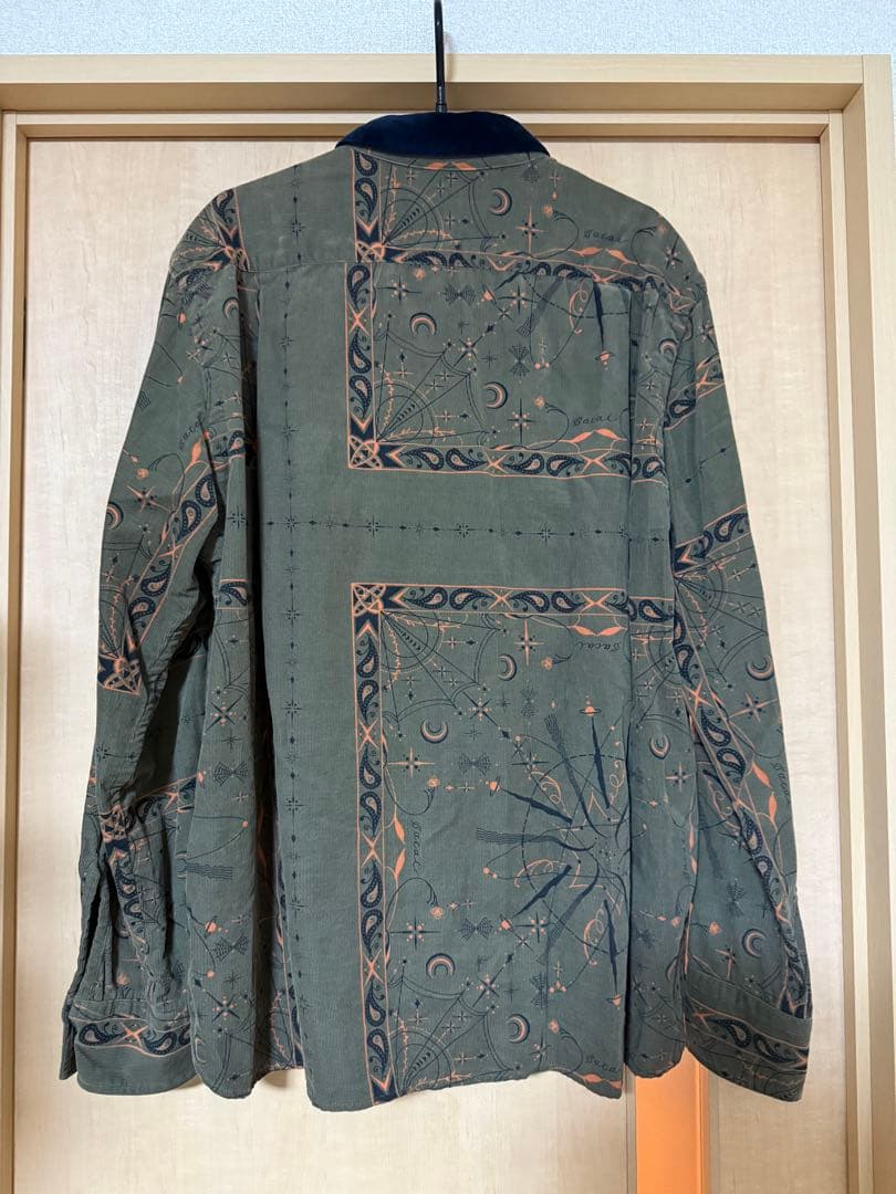 sacai Dr.woo シャツ　サカイ　ドクターウー　バンダナ柄