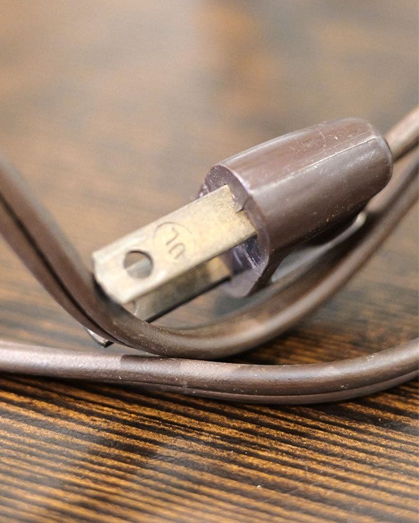 1950'sビンテージ アクアブルー ハーレクインシェードランプ 2点セット