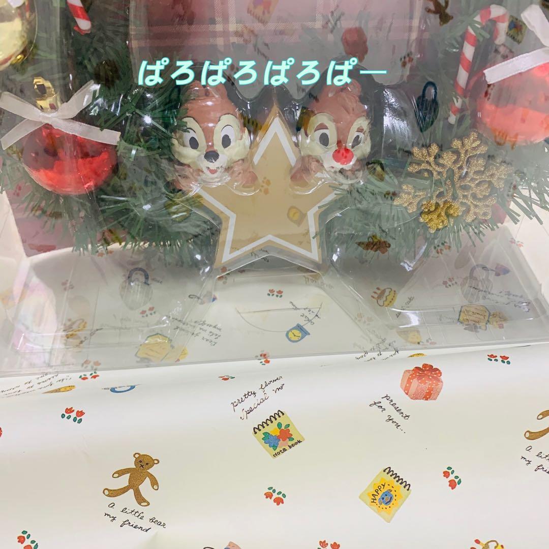 チップとデール　クリスマスリース　新品未使用　ディズニーストア