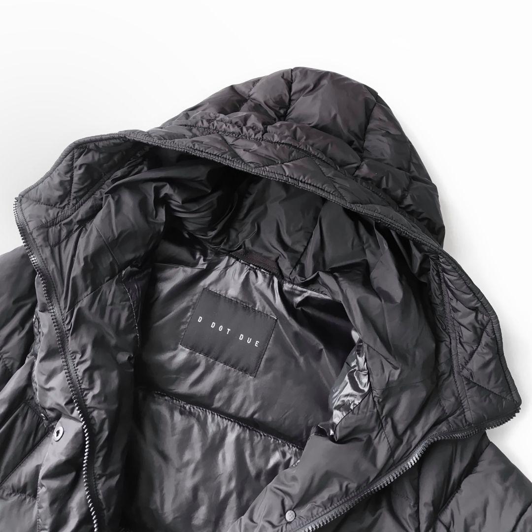 現行★デュベティカ D DOT DUE ロングダウンコート黒大きめ44-46XL