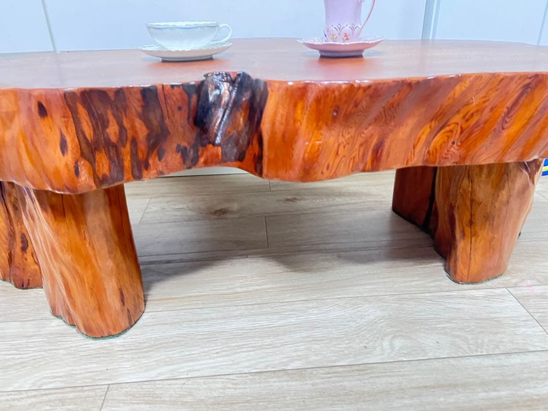 激安送料込‼️ テーブル 一枚板 座卓テーブル 天然木 重厚