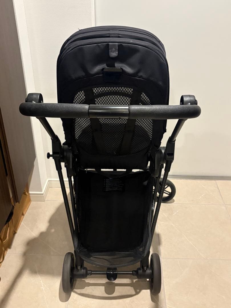 送料込み付属品付★Cybex Melio ベビーカー ディープブラック2023