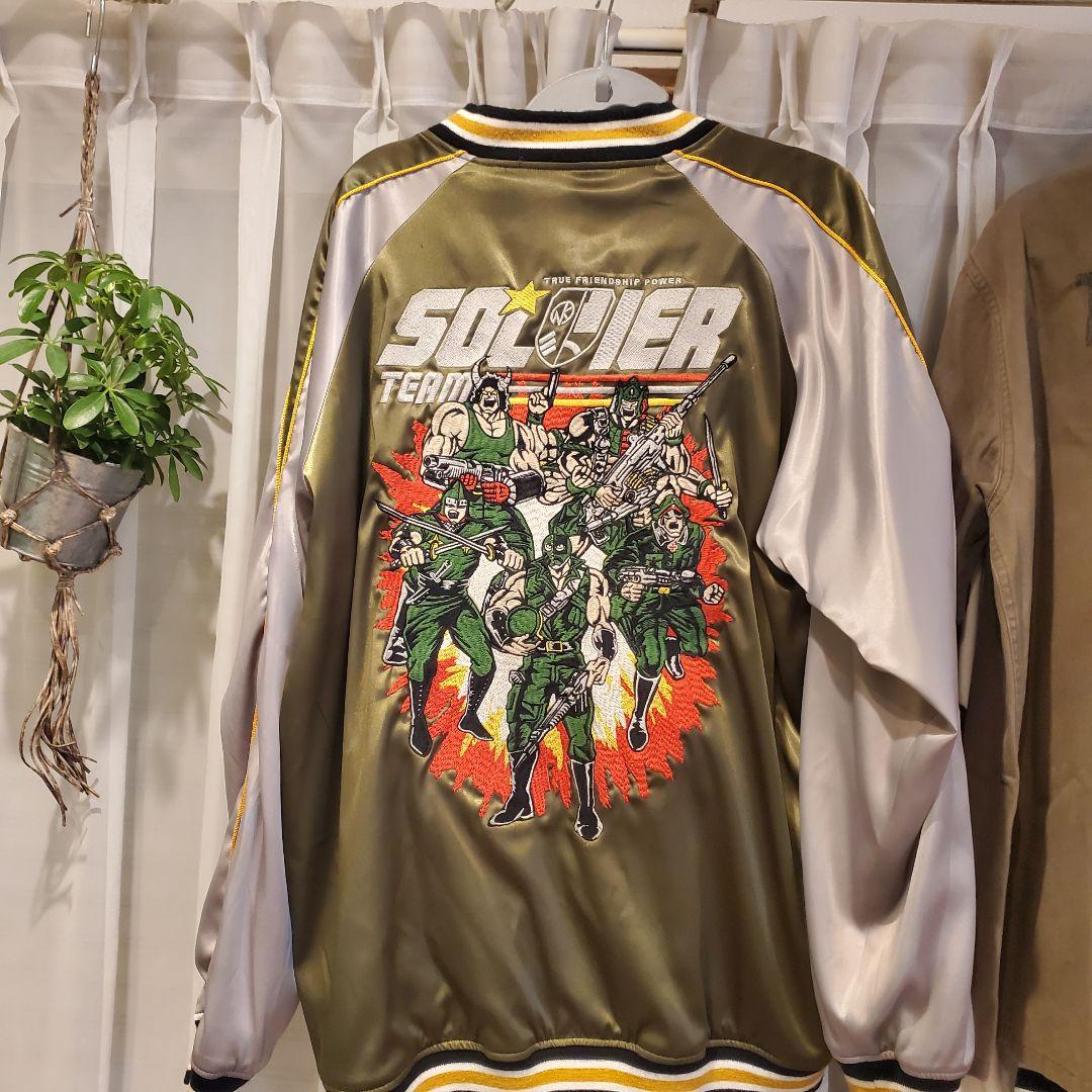 キン肉マンスカジャン SOLDIER TEAM スカジャン メンズ