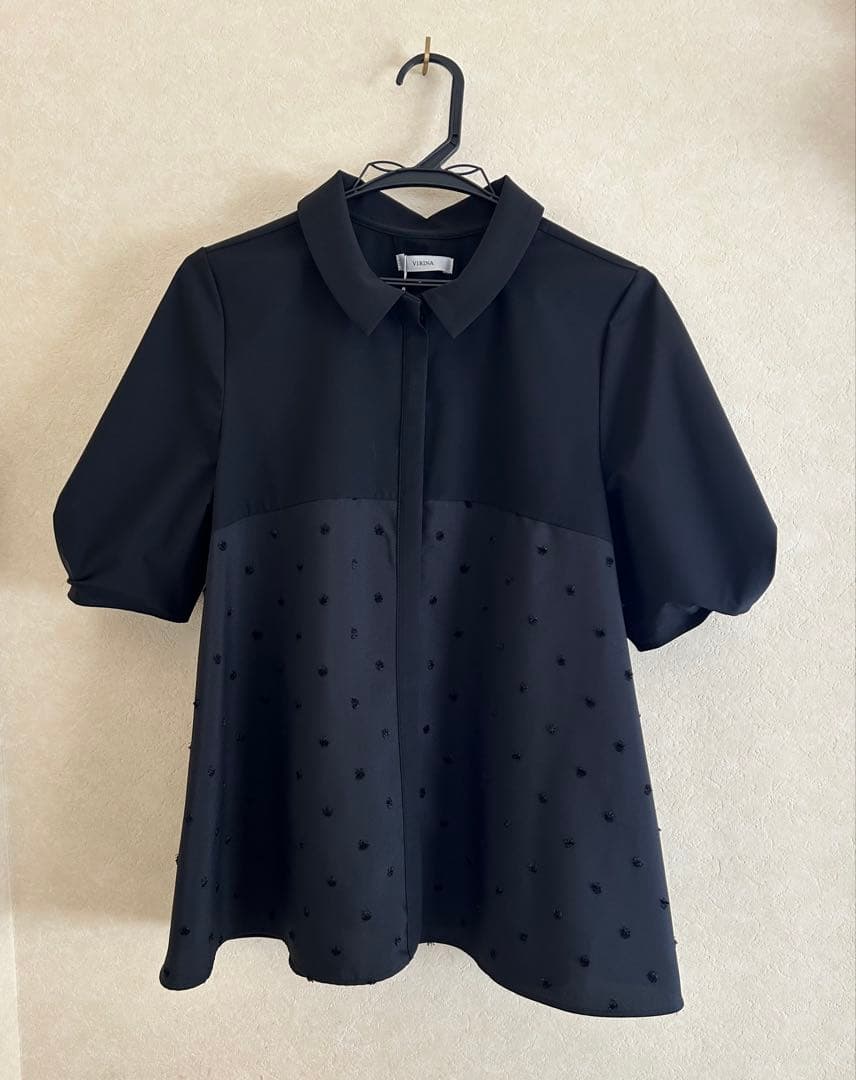 【新品未使用】VIRINA アリスブラウス ブラック