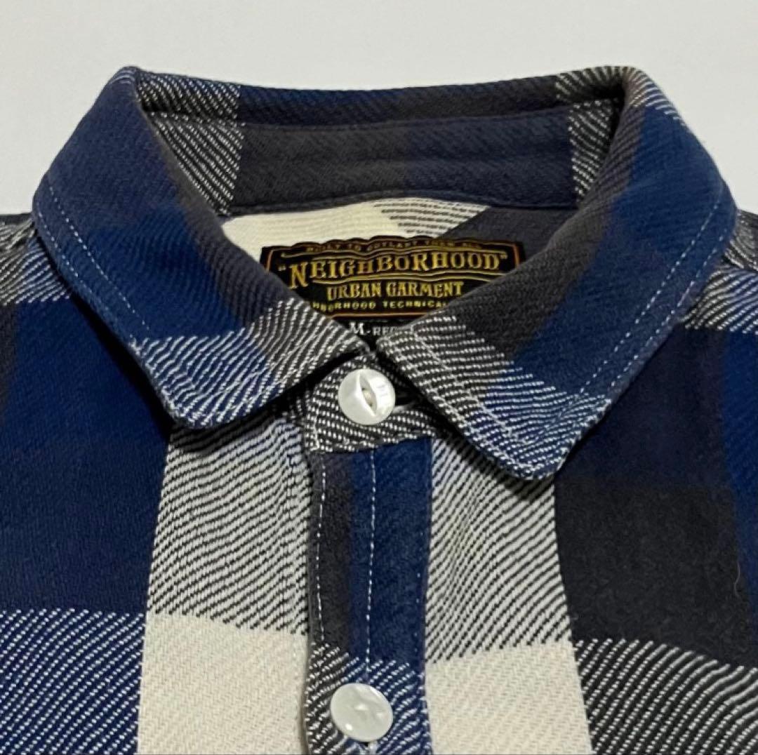 NEIGHBORHOOD　ネイバーフッド　ネルシャツ　総柄シャツ　チェック柄