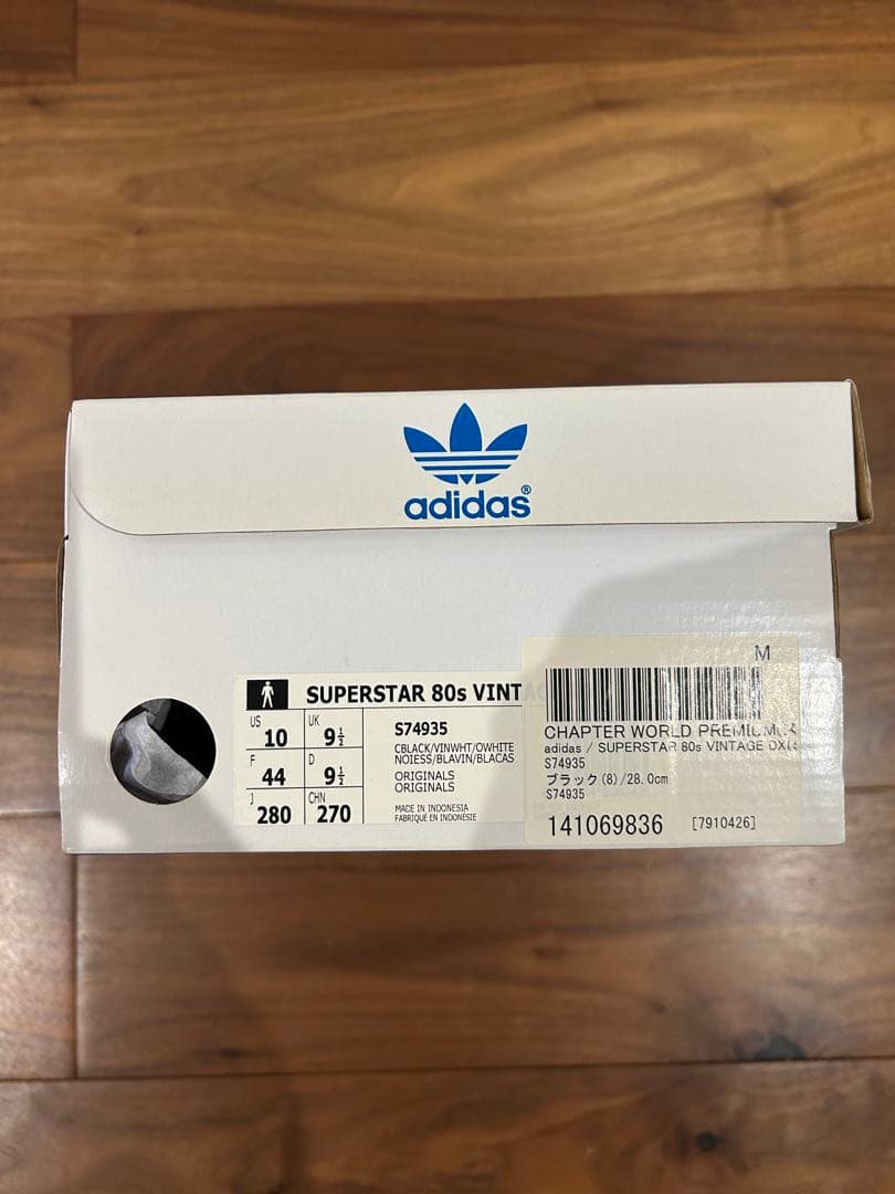 靴 adidas SUPERSTAR 80s VINTAGE DX 28cm