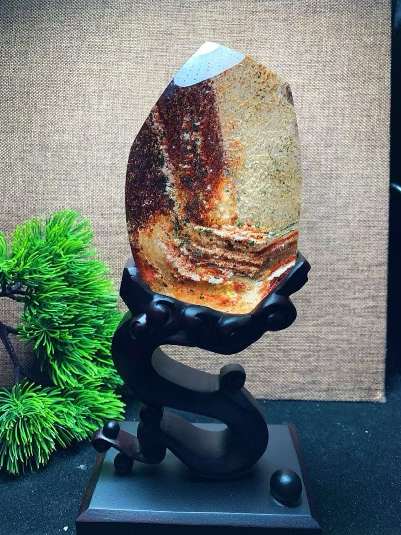 ⭐︎【極上品】天然 ガーデン クォーツ 置物 464g