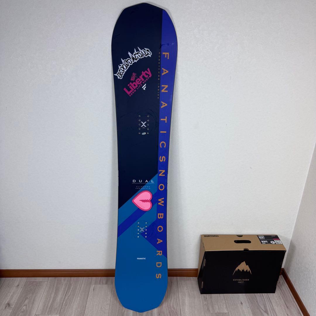 FANATIC DUAL スノーボード 154cm 美品