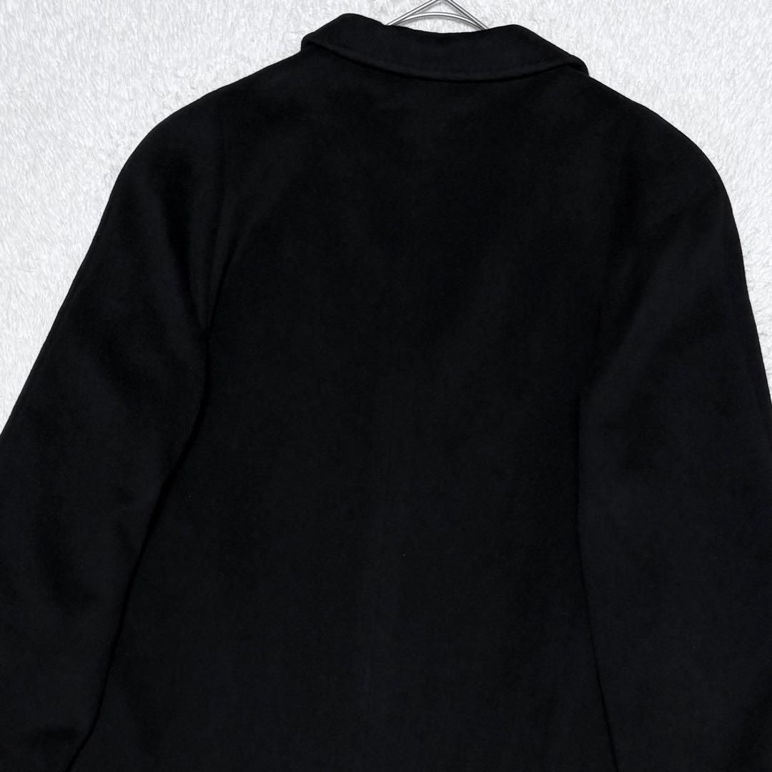 【美品】カシミヤ 100% コート 大きいサイズ 日本製 オフィス 冠婚葬祭
