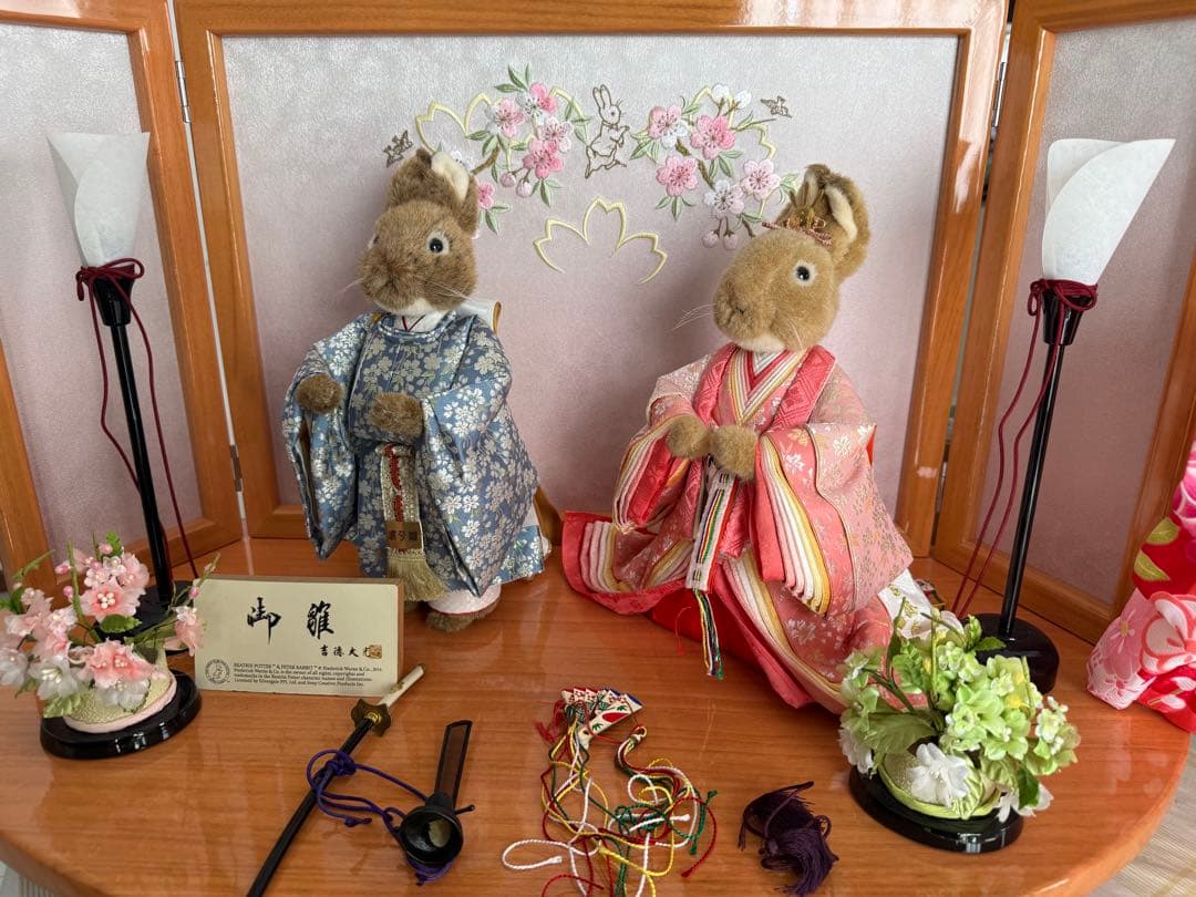 【即日配送】ピーターラビットひな人形【美品】