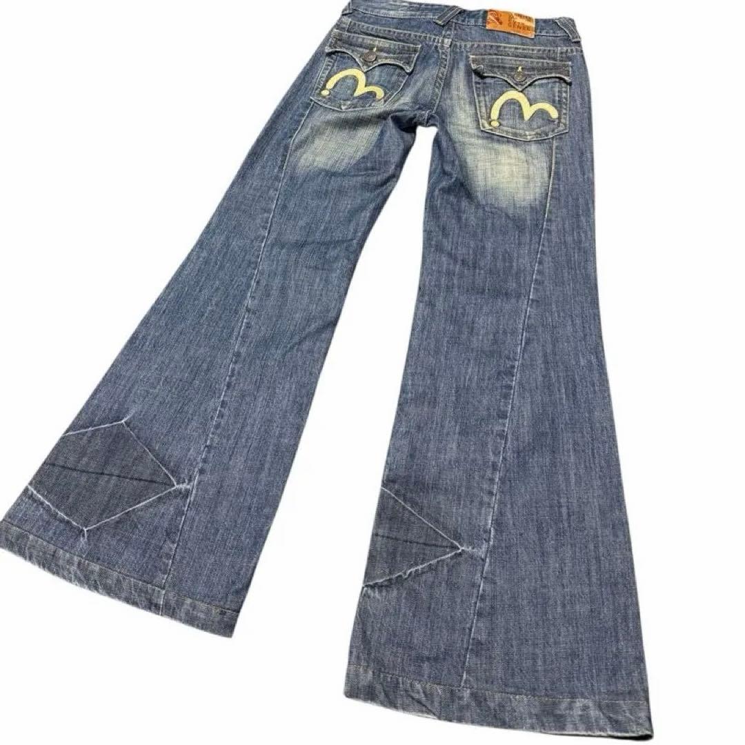 【ビクンビクン】EVISU エヴィス　フレアデニムパンツswag